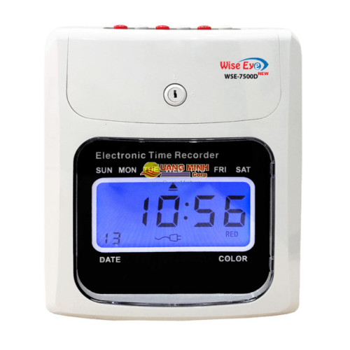 Máy chấm công thẻ giấy Wise Eye WSE-7500D New